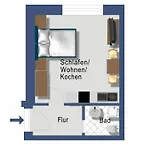 Schleiblick Sparzimmer 1 Daire Rabenkirchen-Faulück