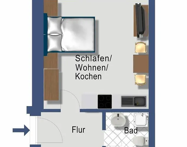 Appartamento Schleiblick Sparzimmer 1 Rabenkirchen-Faulück